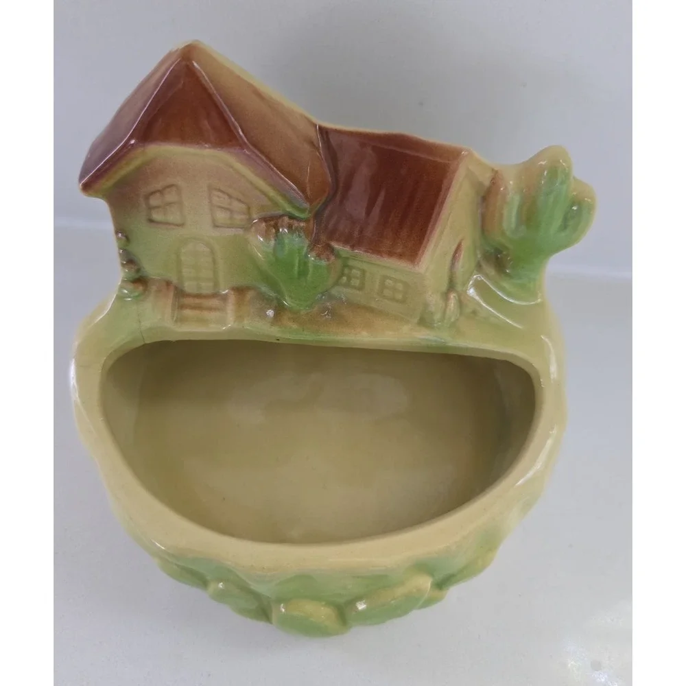 Vintage Fredericksburg Pottery Southwest Cottage Planter Catch-all
